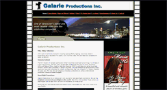 Desktop Screenshot of galarie.com